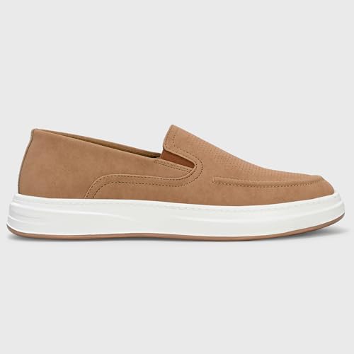 Image of Centrino Driver Loafers for Man | Casual Shoes for Men Stylish | Slip-On Lightweight Moccasins | Cushioned Insole | Comfortable Walking Loafer Shoes for Men | Hand-Stitched | Mens Shoes (9571)