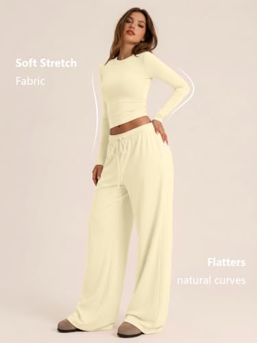 Image of Trendy Queen Women's 2 Piece 2026 Fall Fashion Lounge Set with Pockets