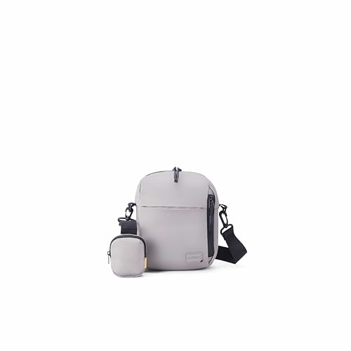 Image of American Tourister Era | 3 Ltrs | 2 Compartments | Adjustable Strap | Crossbody Bag | 1 Year International Warranty | Beige