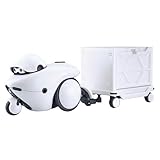 キャビコ HAKOBU/RIKU CART&CONTAINER set (ハコブ/リク カート＆コンテナ セット) ホワイトVer. 全長約75mm 1/12スケール プラモデル MIM-020-WH