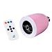 Produktbild Ultron 130599 Boomer Light Bluetooth-Lautsprecher (2,4 Watt) mit integrierte LED-Energiesparlampe inkl. Fernbedienung pink