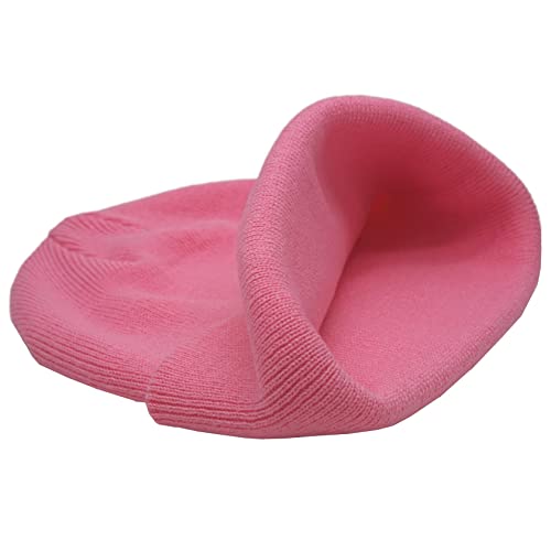 Image of 55cube Knit Beanie Hat Cuffed Plain Skull Cap for Men Women