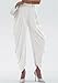 Unybwonn Womens Palazzo Long Pants High Waist Wide Leg Stretchy Loose Fit Casual Trousers with Pocket White