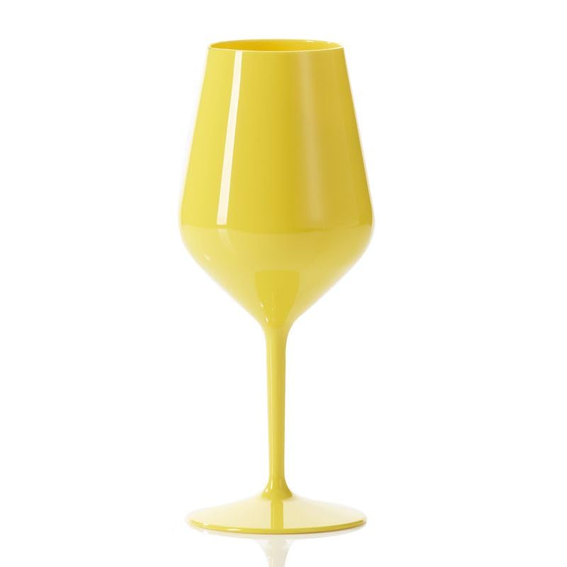 Mehrweg Wein Cocktail Gläser Spritz bunt Tritan 470ml Wiederverwendbar Kunststoff unzerbrechlich