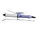 BERTA Mini Hair Curler for Travel 25mm Diameter Ceramic Hair Curling Wand (Light Purple)