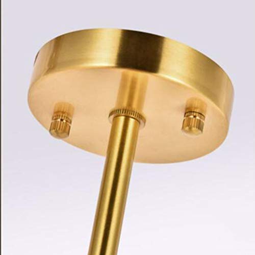 Suspension plafonnier moderne 12-Lights dorée salon cuisine rétro - 4