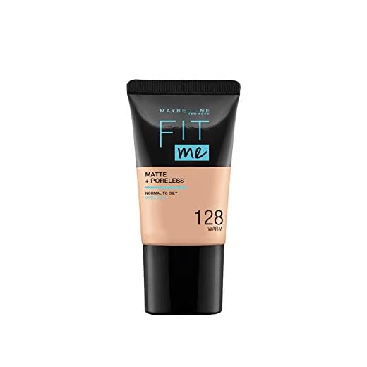 Maybelline Fit Me Matte + Poreless Foundation - 128 Warm Nude - 18 ml