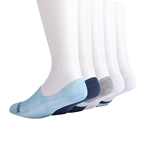 Quiksilver Men's No Show Socks, Light Gray Heather, 10/132