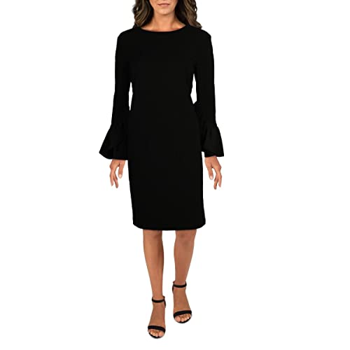 Lauren Ralph Lauren Women's Bell Sleeve Dress (4, Black) - Main Image