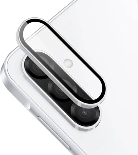 Image of Camera Lens Protector for Galaxy M17 A17 F17-9H Tempered Glass Ring Guard Shield Anti-Scratch Crystal Clear Protection (Silver)