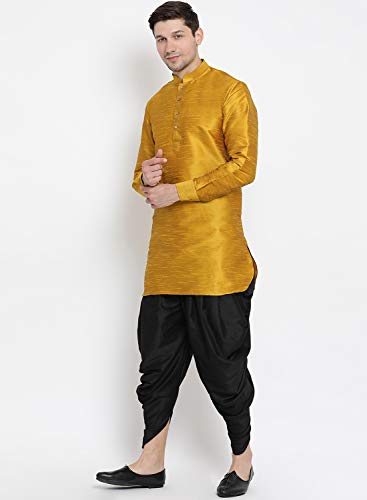 Image of VM Men's Silk Blend Kurta Pyjama Set