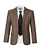 Bofan Tweed Herringbone Boys Suit Jacket Slim Fit Boy Suits Blazer Lightweight Casual Sport Coat Fashion Wedding Outfit Formal Tuxedo Blazers Jackets Pink Size 14