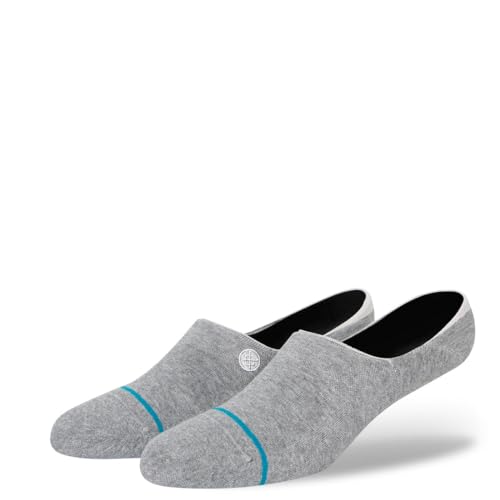 Stance Icon No Show Socks (Medium, Heather Grey)