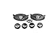 HUAYU 7 sztuk/zestaw 3d odznaki emblematy przodu + tylne + koła kierownicy pasują do stylizacji samochodów w 2010-2015 Genesis Coupe (Color : 7pcs Gloss Black)