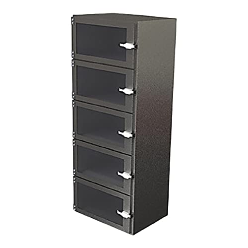 Sapphire Cleanrooms BDC-A4 Desiccator, Dry Box, 4 Chamber, Acrylic