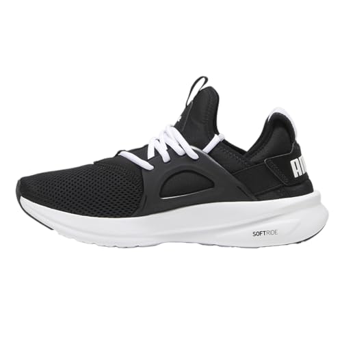 PUMA Men's Softride Enzo Evo Cross Training Shoes, Black-White, 9.54