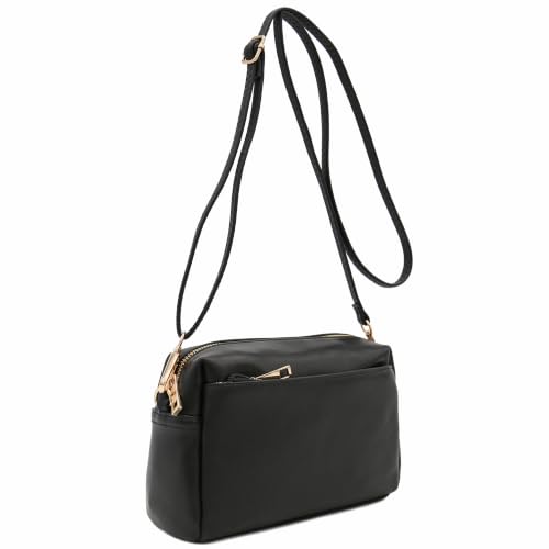 FashionPuzzle Triple Zip Bag