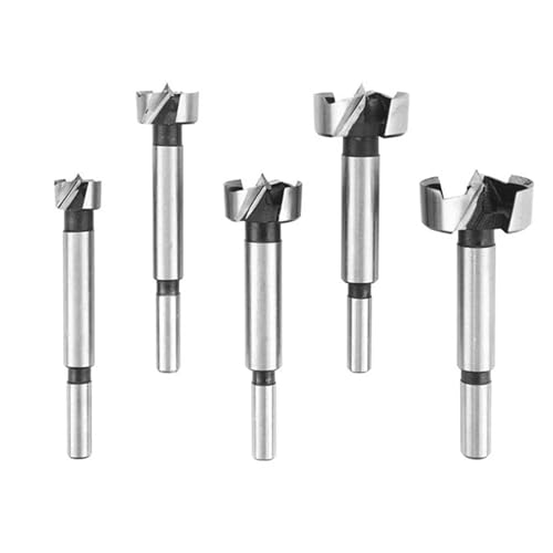 Single Tooth Woodworking Flat Wing Drill 10-54mm Round Handle Wood Drilling Hinge 1Pcs(15pcs OPP Bagged)