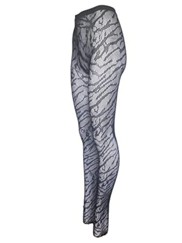 Image of YELETE Killer Legs Women's Plus Size Fishnet Pantyhose 168YD078Q, Black, Wild Animal