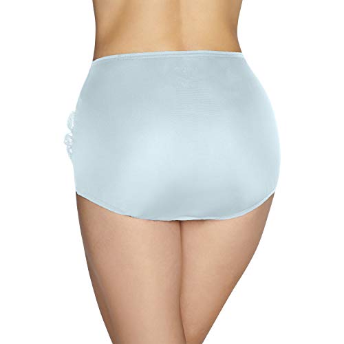 Image of Vanity Fair Women's Underwear Perfectly Yours Traditional Nylon Brief Panties, Clear Waters, X-Large (8)