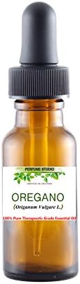 Miniatura 1 de Aceite esencial de orégano, grado terapéutico, 100% puro, aceite esencial de orégano, en una botella con cuentagotas de vidrio ámbar de 0.5 fl oz