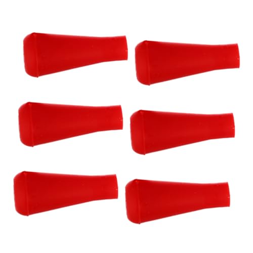 Alasum Arrowheads Set 6pcs 8mm Soft Rubber Tips Ideal for Practice Training Recreational Shooting
