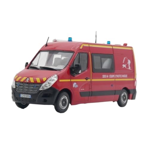 Voiture de recherche et sauvetage rouge 1:43 pour décorer votre bureau de passionné