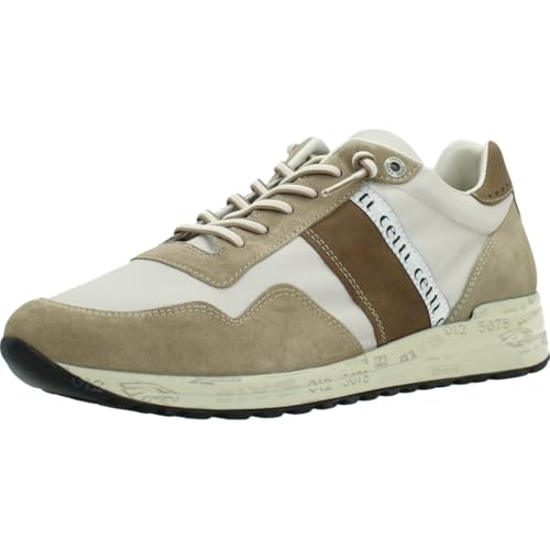 Pantoufle homme confortable en cuir beige Cetti 1370