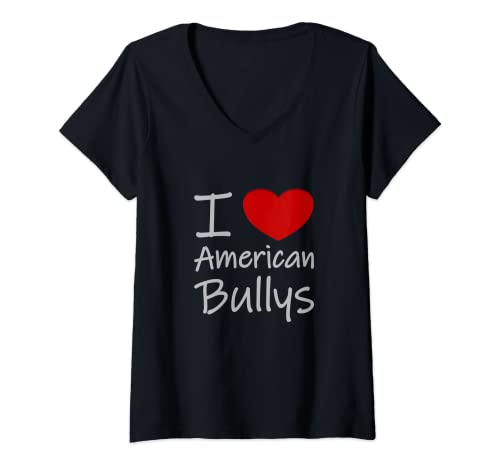 American Bully Blue Line. Design alla moda per gli amanti dei cani di questa fantastica razza. Motivo adatto per donne e padri, sia bullymama o papà. Spesso indicato come cane da combattimento/cane da Listello nonostante l'essenza meravigliosa. I love American Bullys.
