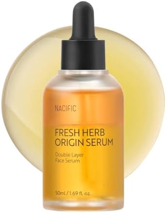 NACIFIC Fresh Herb Origin Serum โ Double Layer Bi-Phase Face Serum with GD 7 Complex for Oily & Combination Skin โ Vegan, Gentle, Hydrating Vitamin & Botanical Oil Formula โ 50ml / 1.69 fl.oz