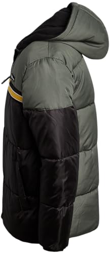 Image of iXtreme Boys Puffer Jacket - Wind & Water Resistant Soft Fleece Lined Warm Winter Jacket for Boys with Winter Hat