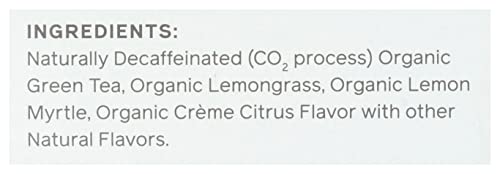 Allegro Tea, Organic Decaf Lemon Green Tea Bags, 20 Ct #TOP2