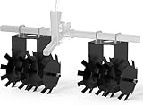 Sunvasagoo 2 Pieces Heavy Duty Disc Harrow, ATV/UTV Towed Disc Plow with General 2