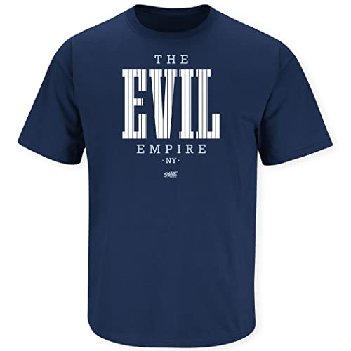 Evil Empire T-Shirt for New York Baseball Fans (SM-5XL) (Navy Short Sleeve X-Large)