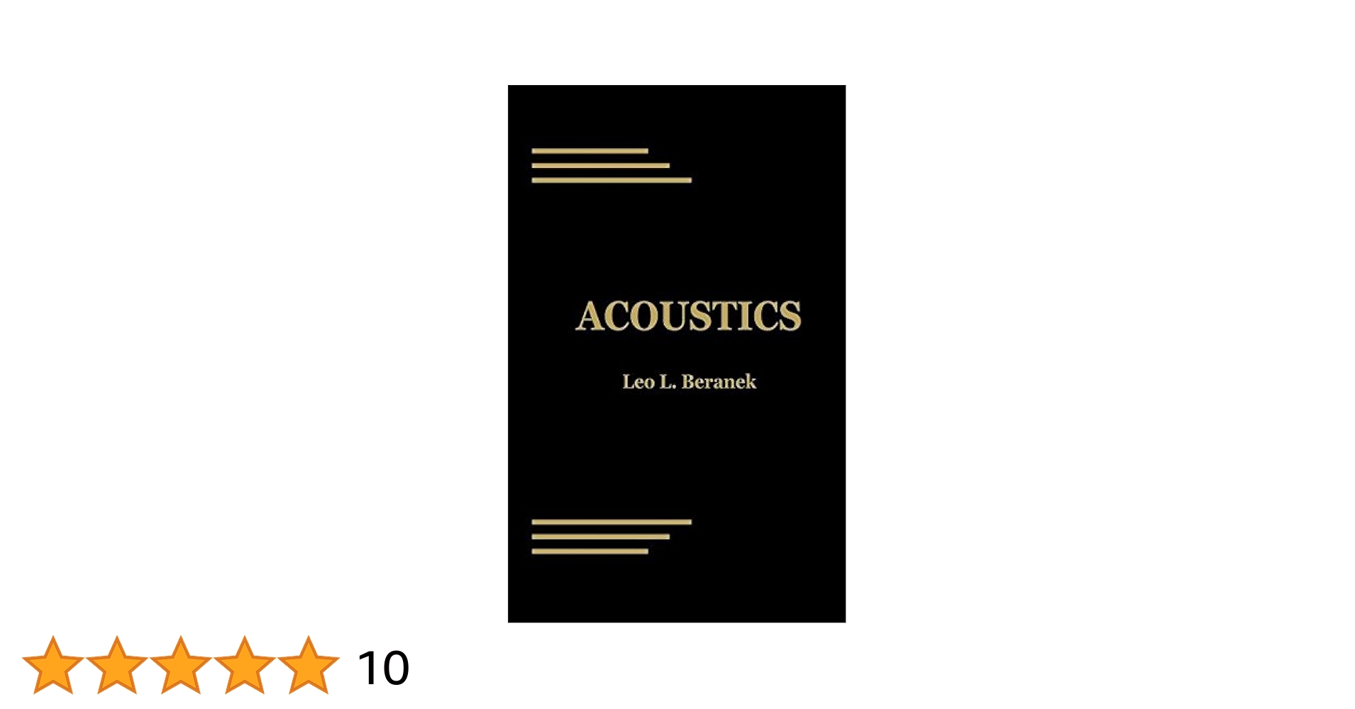 洋書 Acoustics Leo L.Beranek Acoustics: Sound Fields and Transducers | ScienceDirect