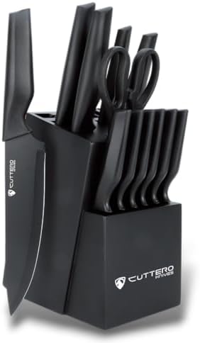 CUTTERO Conjunto de facas, coleção de facas premium de 13 peças c...