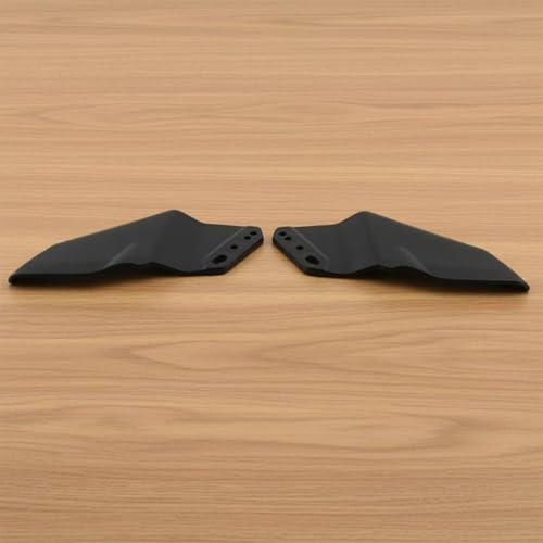 Spoiler de carénage aérodynamique avec accessoires plastique noir mat - 4
