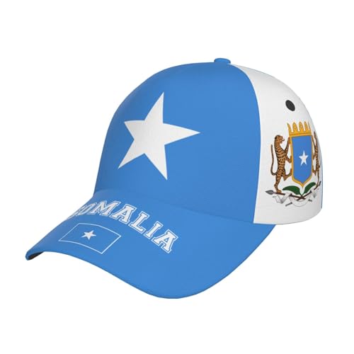 peiyeety Casquette de Baseball avec Drapeau National pour Hommes et Femmes - Casquette Trucker Drapeau de la Somalie