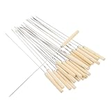 Photo Gallery ligigwash 25pezzi spiedini in per barbecue con manico in legno lunghi e robusti adatti carni e verdure per grigliate all Photo Gallery ligigwash 25pezzi spiedini in per barbecue con manico in legno lunghi e robusti adatti carni e verdure per grigliate all