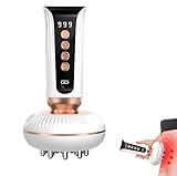 CBDYWVR 4-in-1 Lymphatic Drainage Massager, 20 Levels Adjustable Firmyera Leg Massager, Body Sculpting Machine with Intelligent Voice/Red Light/Heating/Massage for Neck, Back, Legs & Arms (White)