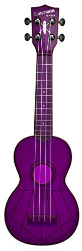 Kala Ka-sw Waterman ukulélés Bundle w/ Hard Case Fluorescent Purple - Les Beatles, Paul McCartney, John Lennon, RIngo Starr, George Harrison Kala Ka-sw Waterman ukulélés Bundle w/ Hard Case Fluorescent Purple – Image 3