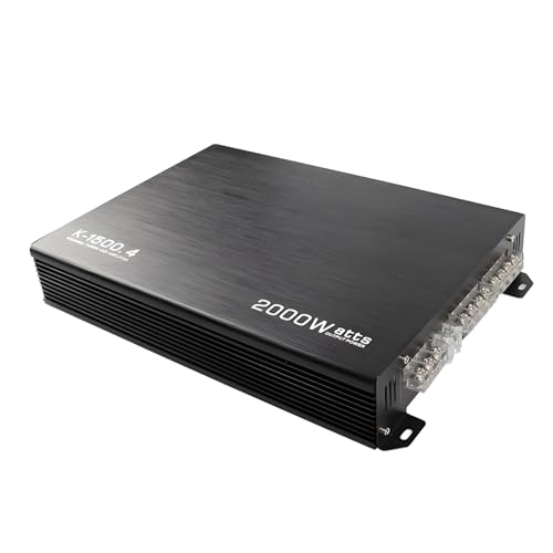 Car Power Amplifier 4-Channel Amplifier Stereo Audio Amp 12V (4 Channel - 13 inch)