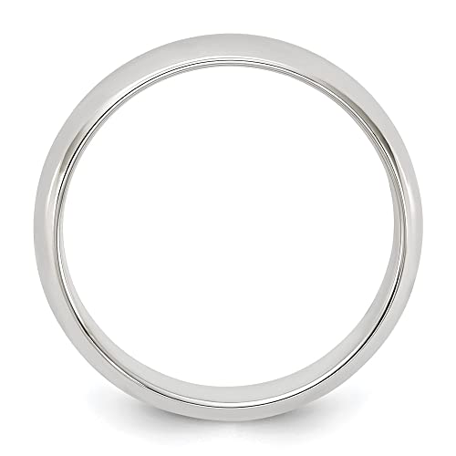 Sonia Jewels Real 925 Sterling Silver 5mm Plain Classic Dome Wedding Band Ring2