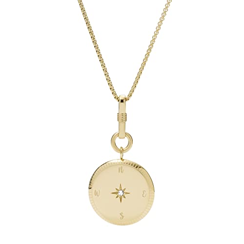 Fossil Women's Gold-Tone Necklace, Color: Gold Tone (Model: Jf03934710) #TOP4