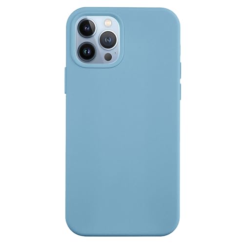 Image of ArmourPro Silicone Back Case for iPhone 15 Pro Max Soft-Touch Case | SkyBlue