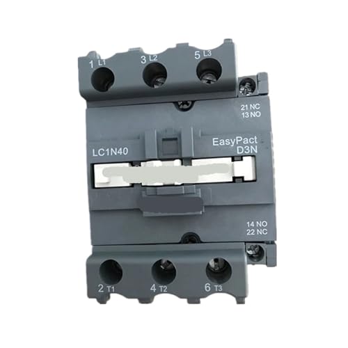 Contacteur LC1E40M5N 380V 40A pour contrôle moteur 18.5kW optimisé