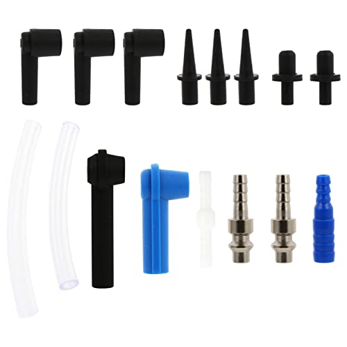 PRETYZOOM 16Pcs Brake Fluid Replace Tool Oil Bleeder Connector Air Quick Exchange Tool for Efficient Car Brake Maintenance Easy One Person Operation Durable Practical Design