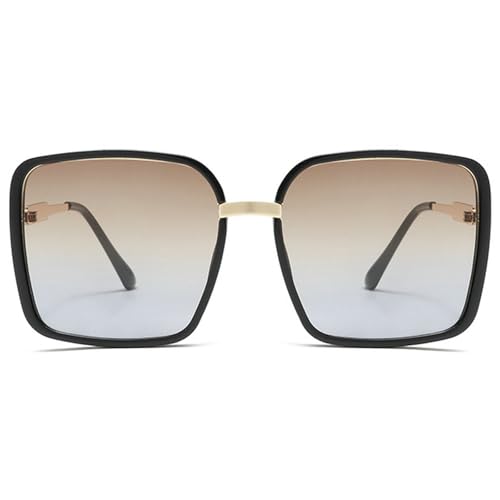 Oversized Square Sunglasses Women, Trendy Retro Sun Glasses for Men 2025, Oversized Ladies Shades