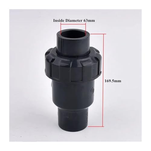 Válvula de retención UPVC de 63mm para solucionar problemas de reflujo en tuberías 3