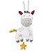 Fehn 056020 Spieluhr Zebra fehnNATUR – Kuschelige Babyspieluhr aus Bio-Baumwolle – Mit herausnehmbarem Spielwerk und Befestigung – Für Babys ab 0 Monaten – Größe: 2 cm